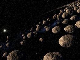 木星和火星轨道之间的小行星（聚集了整个太阳系98.5%的小行星）