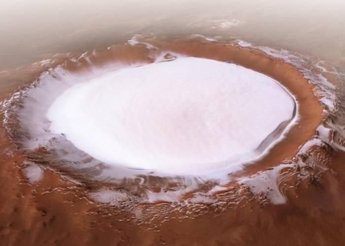 洞察号在火星的近况：拍下冰封的科罗廖夫火山湖(2)