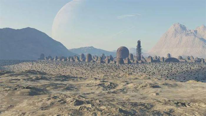 沙特沙漠拍到ufo飞碟和外星人（来去如光的飞碟）