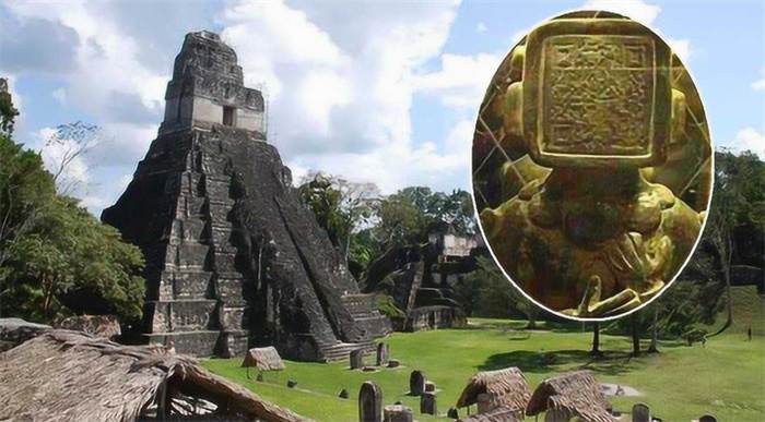 3000年前玛雅人留“二维码”(三千年前玛雅人留下的雕像面部疑似二维)(3)