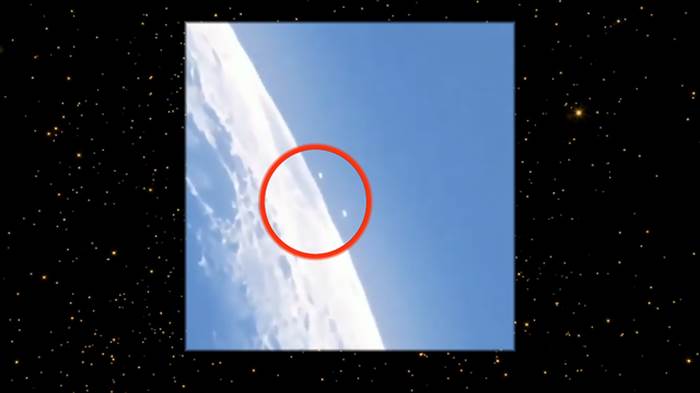 俄罗斯宇航员拍到不明飞行物 直径应该达到了35公里长