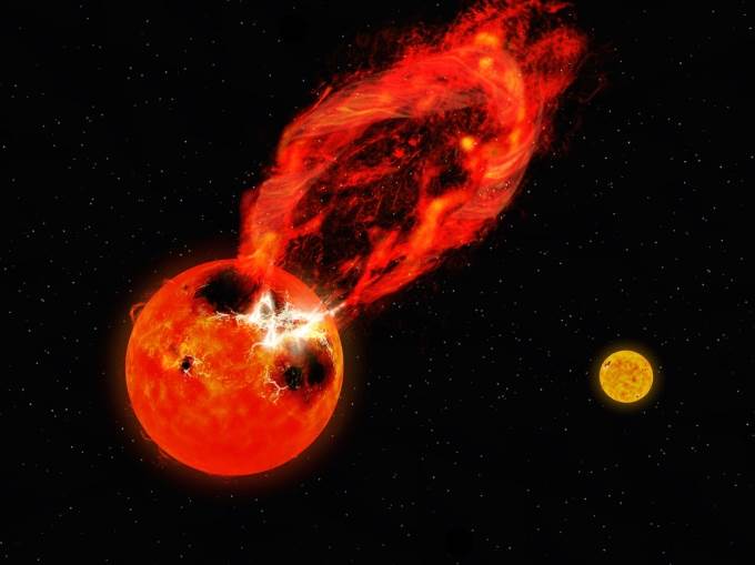 天文学家观测到有史以来最强大的耀斑（幸好不是我们的太阳）(2)