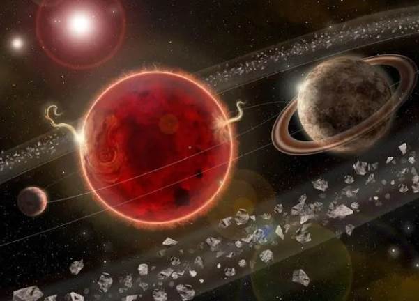 50亿年后太阳变成红巨星（体积到时候膨胀一百倍）(2)