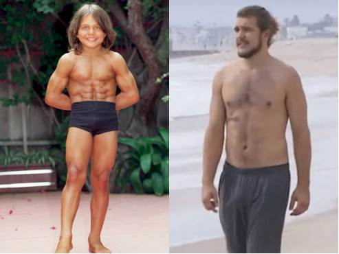 10岁男孩罗文·奥马利每天泡健身房  硬拉115公斤蹲举100公斤(4)