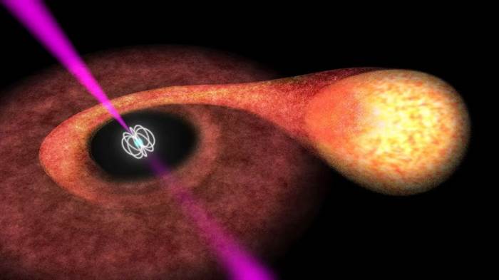 太空深处一颗中子星爆发神秘喷流 距离地球2.4万光年处