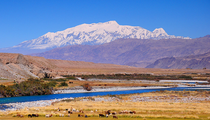 昆仑山在哪里（新疆与青海西藏交界处）(2)