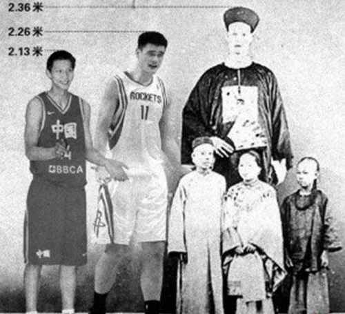 盘点十大世界上最高的人（詹世钗3.19米真实身高2.4米）(1)