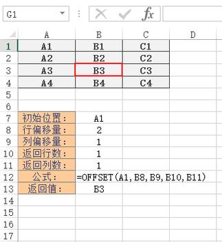 offset函数经典例子(1)
