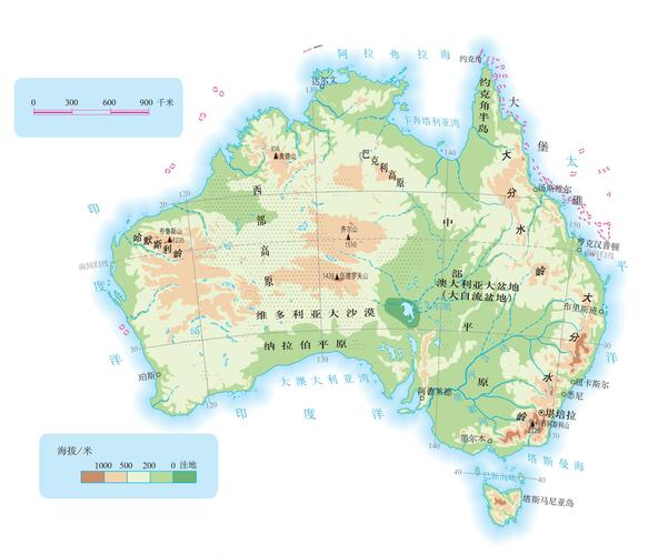 澳大利亚的地形特征