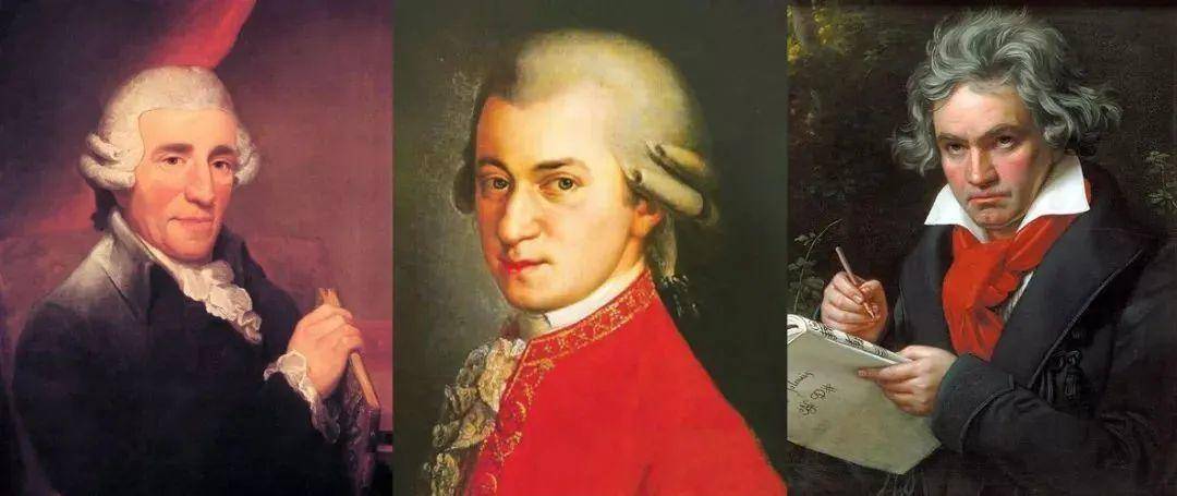 请说出维也纳古典乐派的三位代表人物