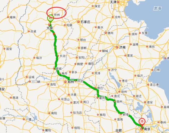 南京到山西太原开车走什么高速好走