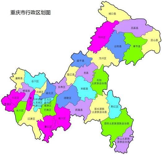 重庆有38个区市县有哪些