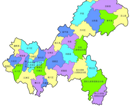 重庆市有哪几个区和县