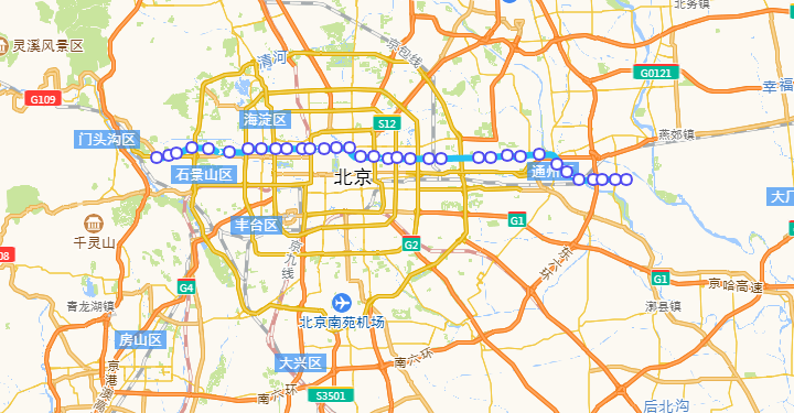 北京地铁6号线都有哪些站(1)