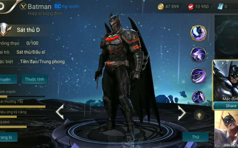 传说对决中的蝙蝠侠可以搭配闪现吗