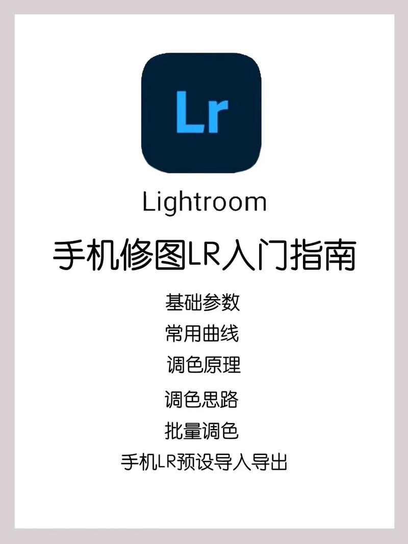 手机lightroom使用教程
