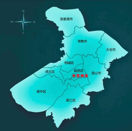 吴江的地理位置(1)