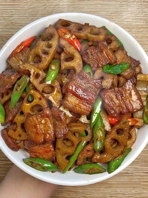 藕炒肉做法(5)
