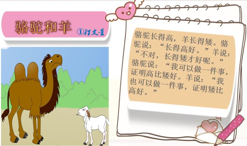 骆驼和羊故事说明什么道理