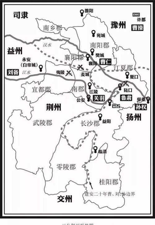 唐代荆州刺史管辖范围(1)
