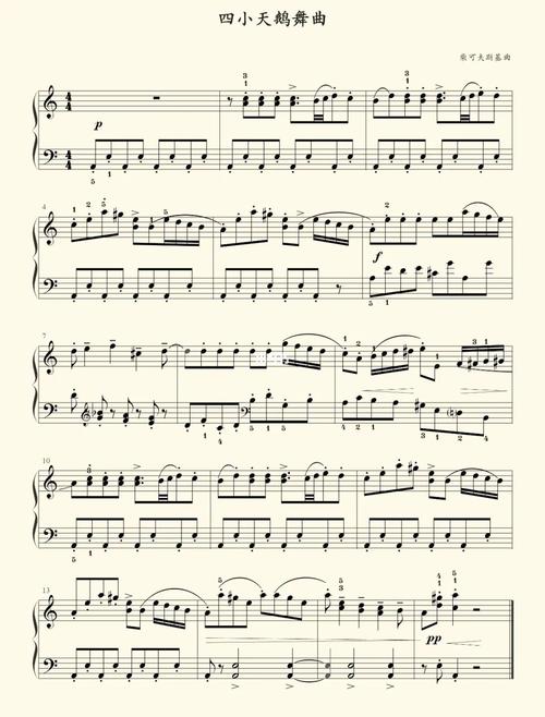 柴可夫斯基钢琴曲排名(1)