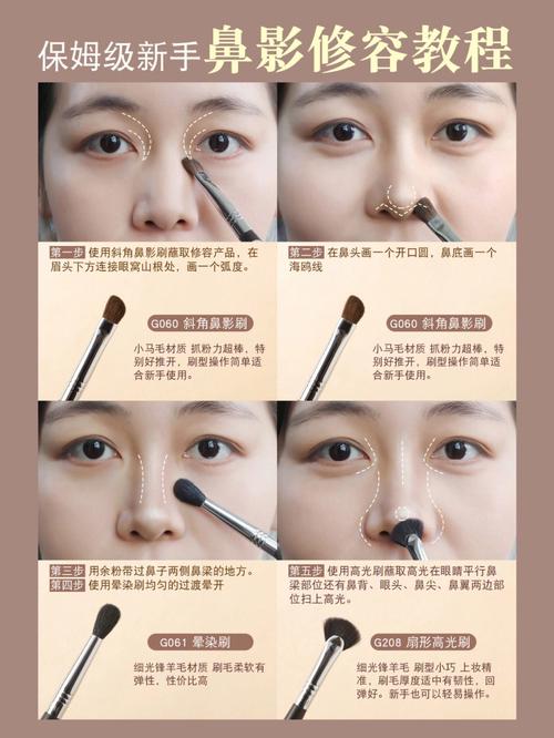 鼻侧影修容教程(1)