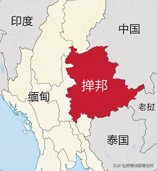 缅甸北部在地图哪个位置(1)
