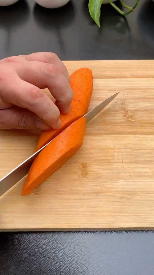 胡萝卜片切法