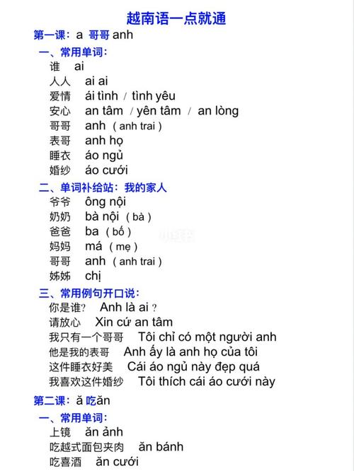 如何正确学习越南语(1)