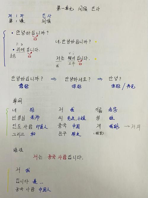 韩语初级者入门学习方法(1)