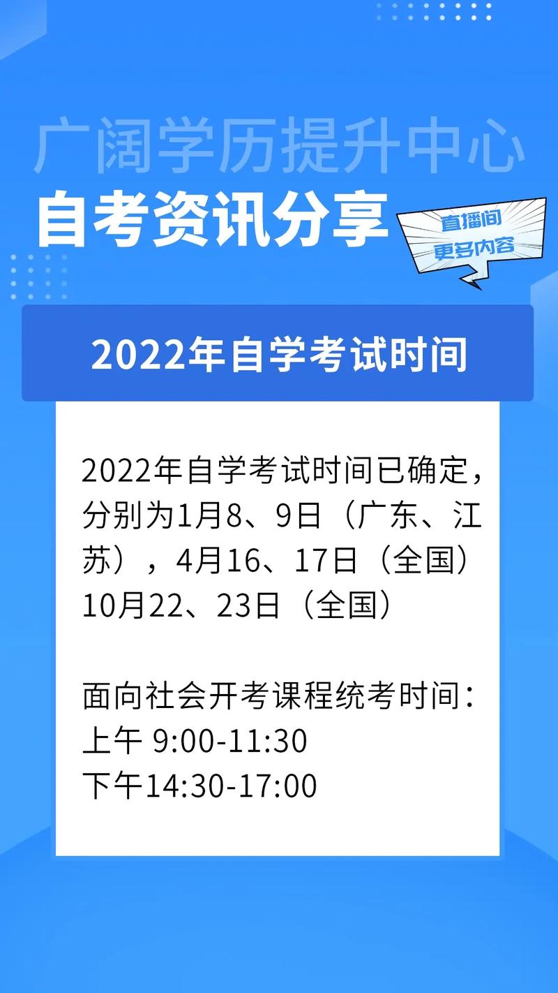 自考本科报名时间2022具体时间(1)