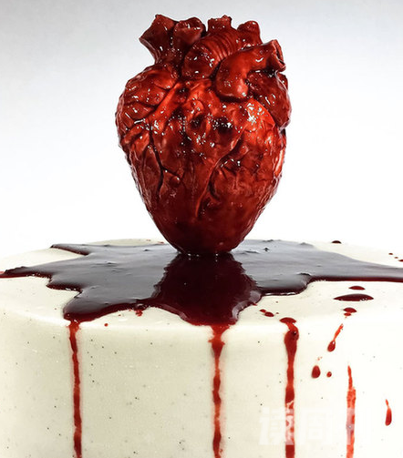 世界上最恐怖的蛋糕血淋淋的心脏你敢吃吗(1)