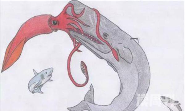 巨齿鲨vs大王乌贼巨齿鲨更强-实力相差无几(3)