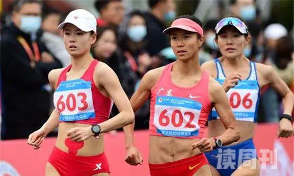 女子竞走20公里世界纪录是多少（拿到了一小时24分38秒的成绩）(1)