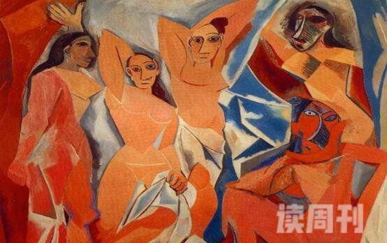 毕加索抽象代表画作品（亚威农少女西方现代艺术史上的一次革命性突破）(2)