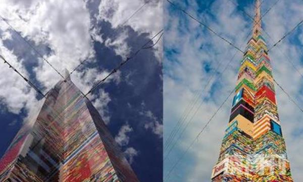 世界上最高的乐高玩具塔耗费50万块积木-高达31.16米