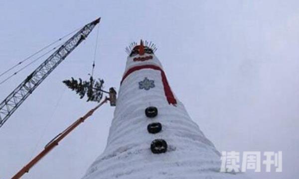 世界上最高的雪人仅比自由女神矮数英尺-总高37米