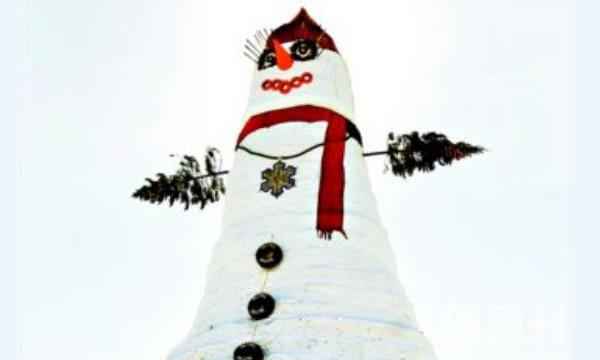 世界上最高的雪人仅比自由女神矮数英尺-总高37米(3)