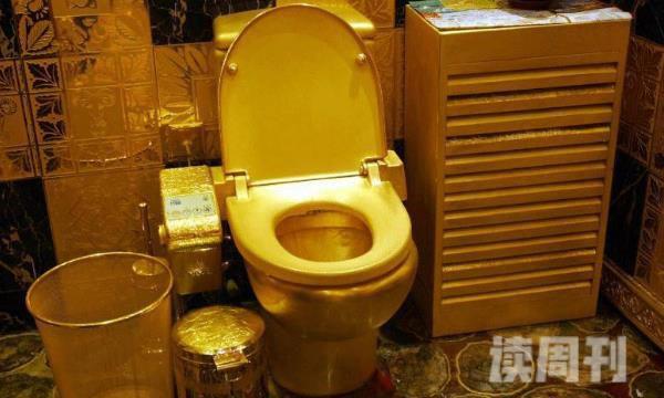 世界上最贵的厕所抽纸盒都是24k纯金总价值三千万(1)